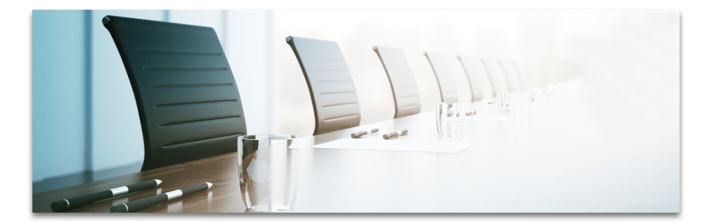 Office chairs at a conference table